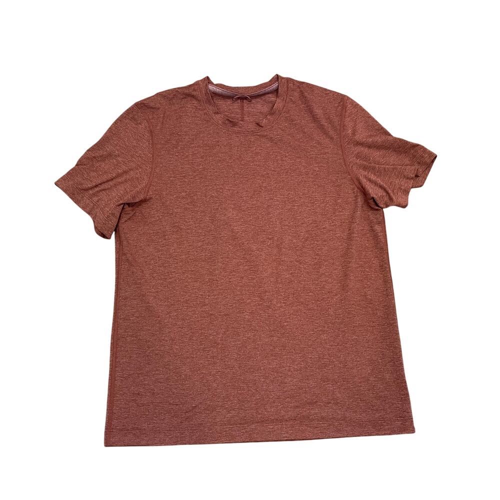 Men's Lululemon Soft Jersey Short Sleeve T-Shirt in Heathered Autumn Rust, M